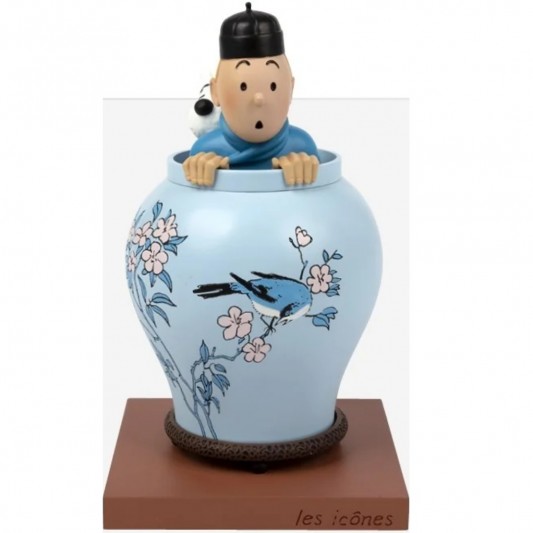 Figurine Tintin Le Lotus Bleu, La Potiche, Les icônes - secondaire-3