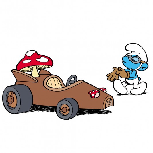 Le Champignon - Les Schtroumpfmobiles - secondaire-1