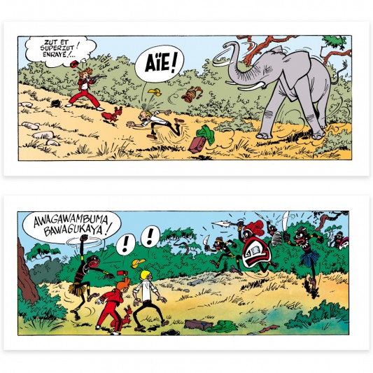 Portfolio - La corne du Rhinocéros - Spirou et Fantasio - secondaire-2