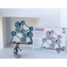 Figurine - Gaston et son pot de peinture (avec décor Atomium) par Pixi - secondaire-1