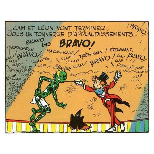 Cam & Leon - Spirou and Fantasio - B&W - Les cases de Franquin