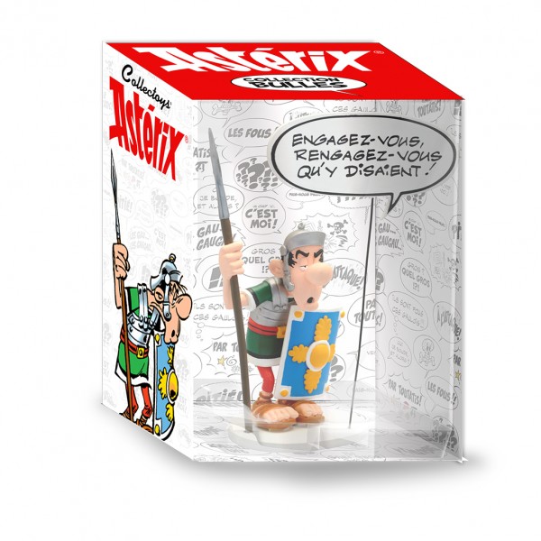 Figurine Asterix The legionary speech balloon