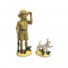 Pack Tintin au Congo - Figurine, Litho et Boite à café (Feu de camp) - secondaire-1