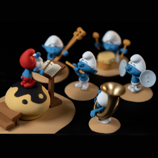 Figurine Fariboles The Smurfs orchestra part 1