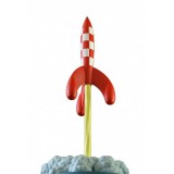 Figurine Tintin The Lunar Rocket taking off