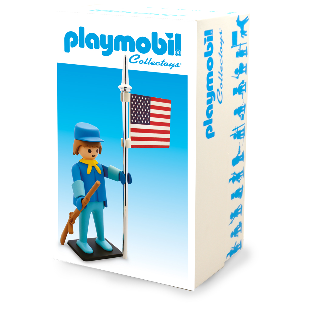 Playmobil géant de collection, le cavalier américain - secondaire-1