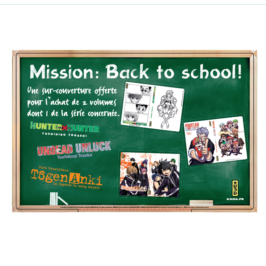 Sur-couverture Hunter x Hunter Back to school 2022 unité WEB - secondaire-1