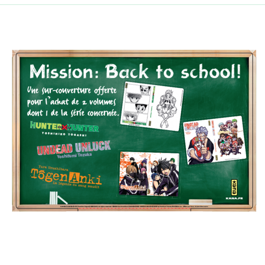 Sur-couverture Hunter x Hunter Back to school 2022 unité WEB - secondaire-1