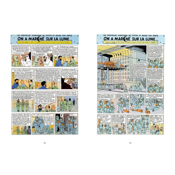 Album Tintin, Les premiers pas sur la Lune (french Edition)