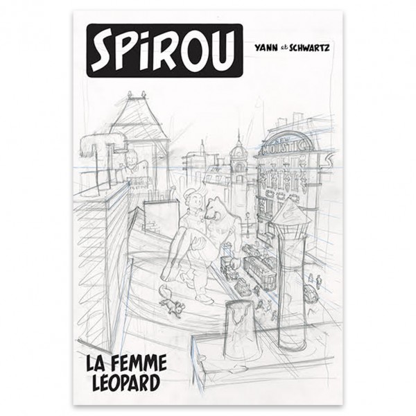Spirou - La Femme Léopard - Tirage de luxe - version salon