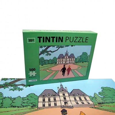 Puzzle Tintin - LE CHÂTEAU DE MOULINSART (500 pièces): Puzzles BD chez  Tintinimaginatio