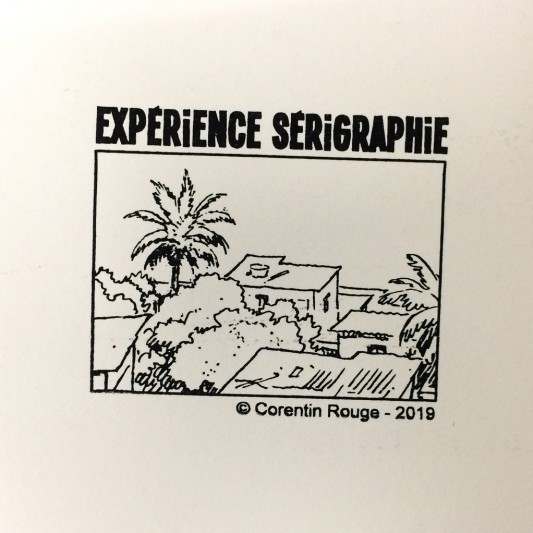 Sérigraphie Rio par Corentin rouge - secondaire-4