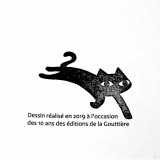 Silkscreen print La Gouttière publishing 10 years anniversary