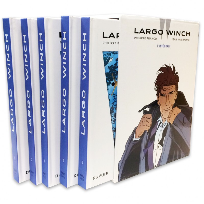 Box set Largo Winch with a poster (french edition) Complete