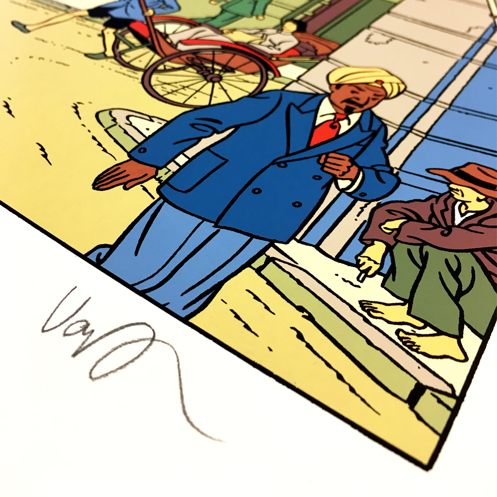 Sérigraphie Blake et Mortimer à Hong Kong – La vallée des immortels 2 - secondaire-1