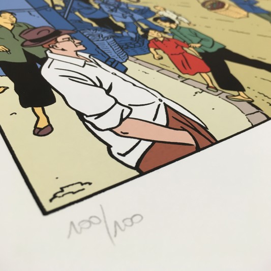 Sérigraphie Blake et Mortimer à Hong Kong – La vallée des immortels 2 - secondaire-3