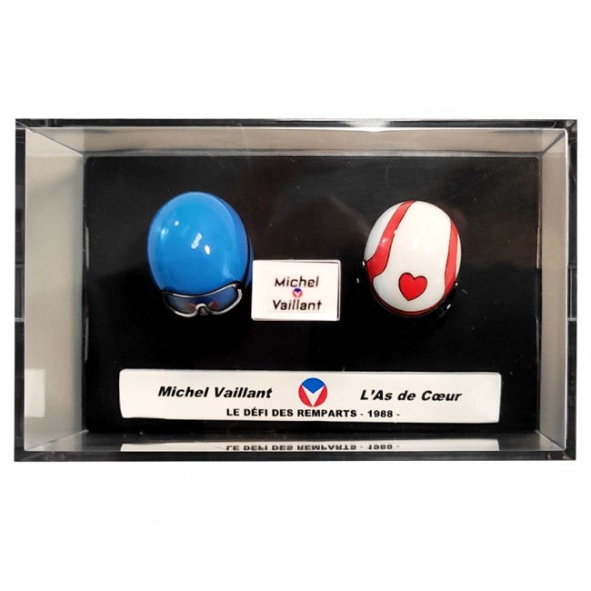 Mini casque Michel Vaillant - M. Vaillant / L'as de Cœur 50