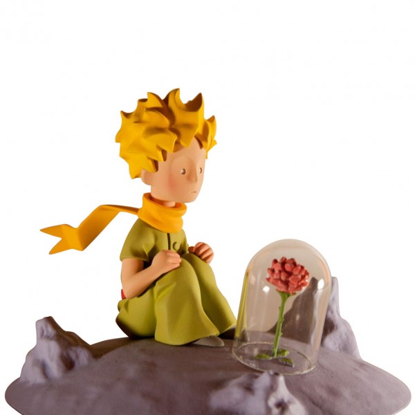 Figurine The Little Prince and the Rose on the Moon by Fariboles