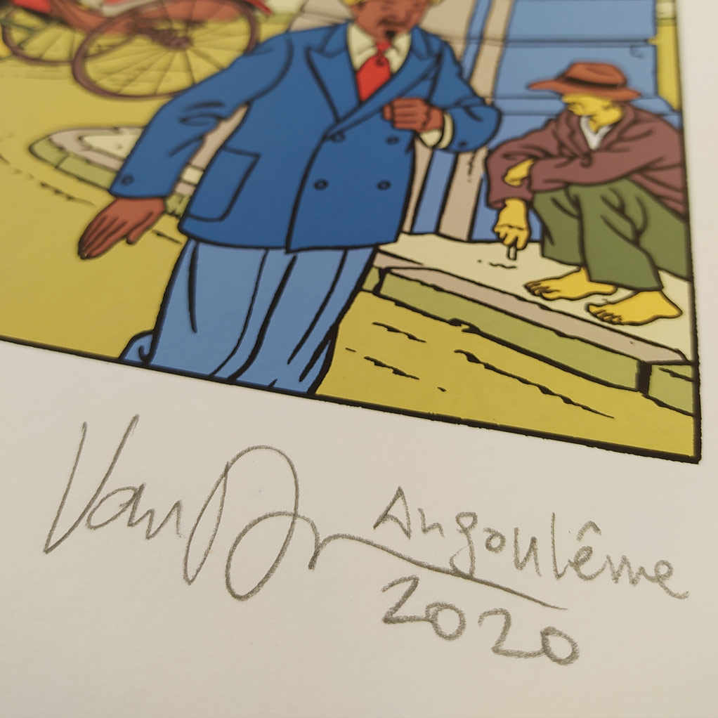 Sérigraphie Blake et Mortimer - Version Angoulême 2020 - secondaire-1