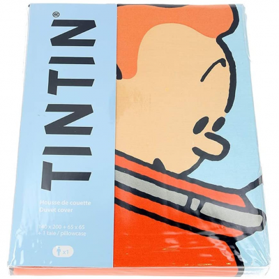 Lot Literie Tintin et Milou sur la lune - secondaire-1