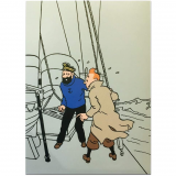 Lot Literie Tintin Rackham Tintin et Haddock