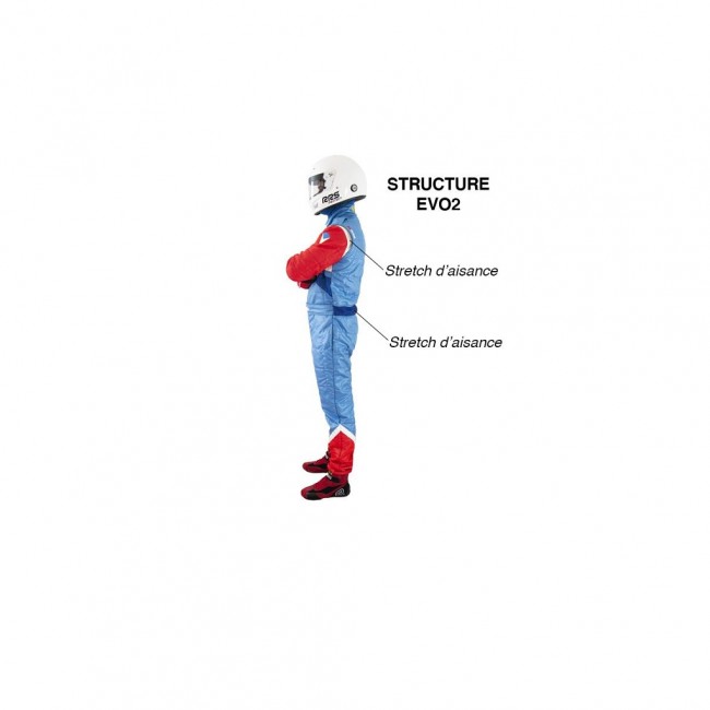 Combinaison RRS Michel Vaillant Rouge/Bleue Taille XL