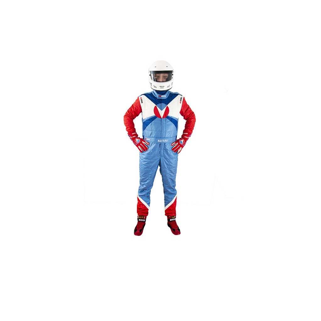 Combinaison pilote RRS FIA EVO2 Michel Vaillant Rouge / Bleue - Taille XL - secondaire-4