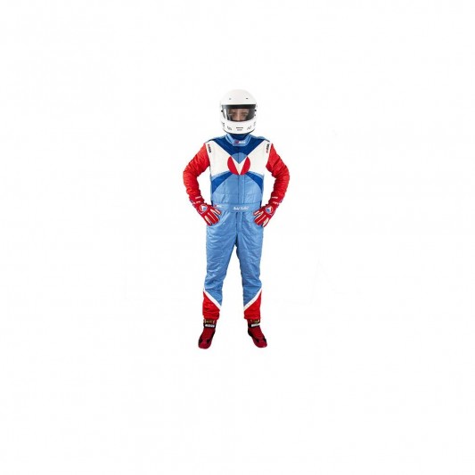 Combinaison pilote RRS FIA EVO2 Michel Vaillant Rouge / Bleue - Taille XL - secondaire-4