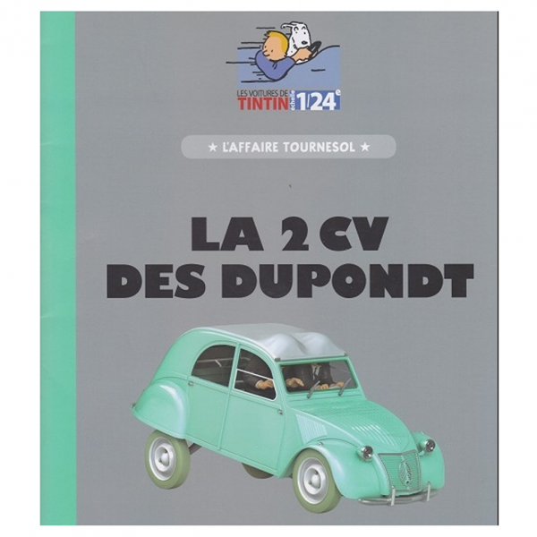 Tintin 1/24 vehicle : The Calculus Affair 2CV