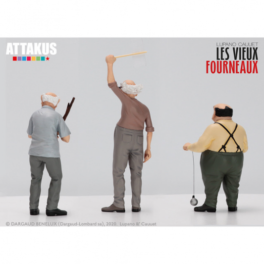 Coffret de trois figurines Les Vieux Fourneaux par Attakus - secondaire-2