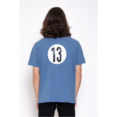 Polo N°13 bleu, taille S - secondaire-1