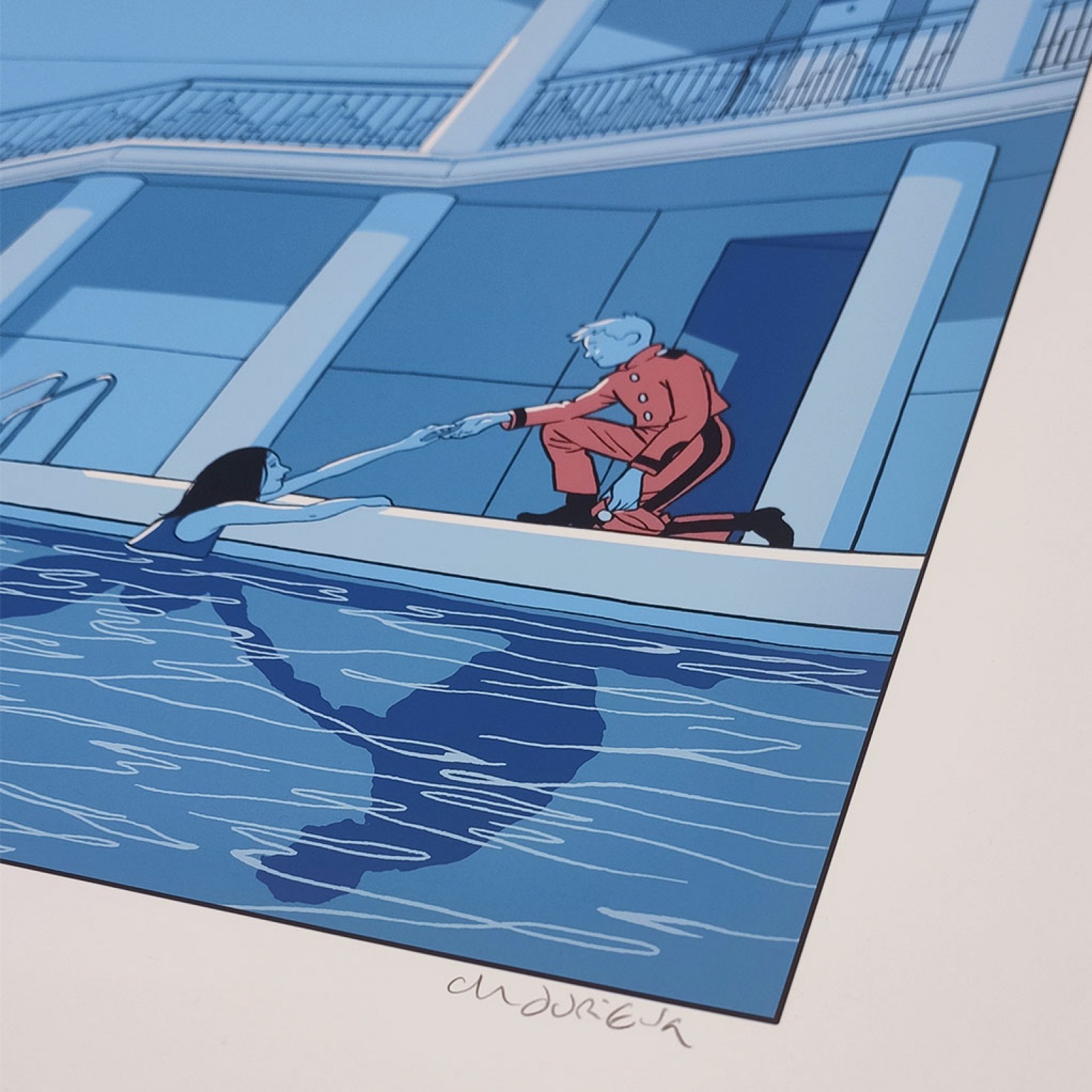 Le Spirou De Christian Durieux - Pacific Palace Sérigraphie Pacific Palace, Le Spirou de Durieux - Sérigraphies