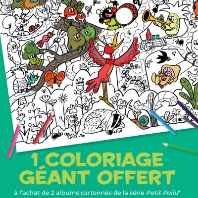 Coloriage Géant Petit Poilu - secondaire-1