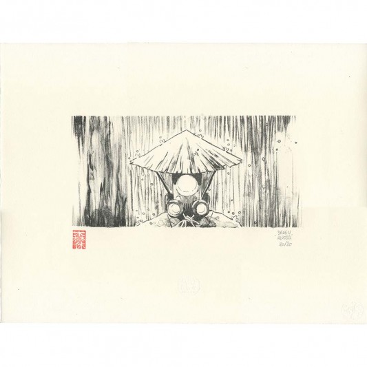 Lithographie Yojimbot, Pluie d'acier - secondaire-1