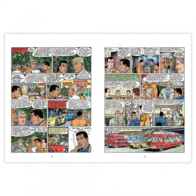 Planches tirage de tête Michel Vaillant le 13 au départ