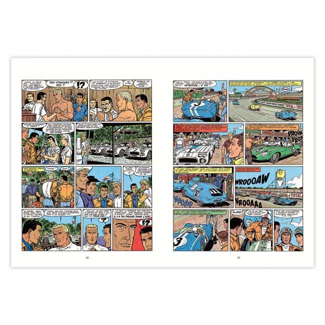 Planches tirage de tête Michel Vaillant le 13 au départ