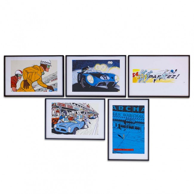 Michel Vaillant Art Strips x 24H du Mans
