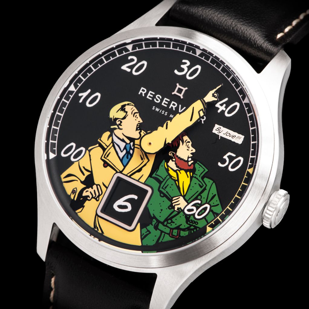 Montre Blake & Mortimer « By Jove !!! », Reservoir Watch, bracelet cuir - secondaire-5