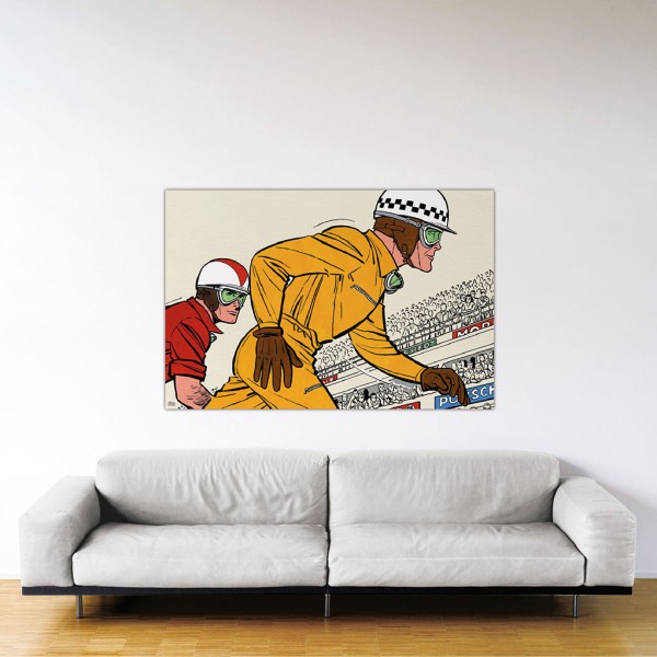 Michel Vaillant Art Strip, Le Grand Défi (Plexiglas, 150x100 cm)