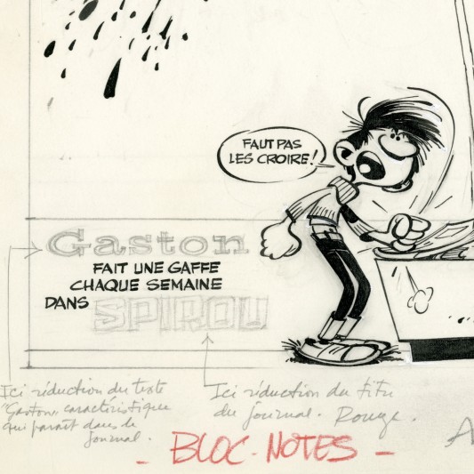 Digigraphie Franquin Gaston Faut pas les croire ! - secondaire-1