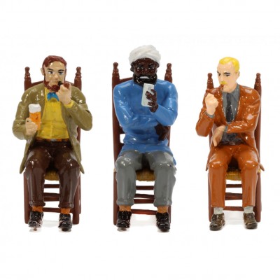 Figurine Pixi Blake et Mortimer au pub avec Nazir - secondaire-1