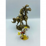 Figurine Pixi Atomax Bronze, Lucky Luke and Jolly Jumper laughing