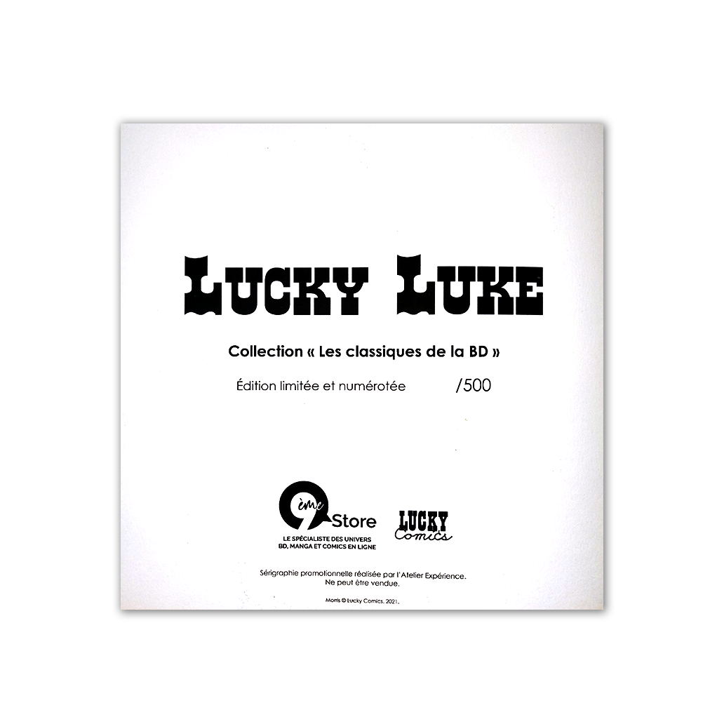 Sérigraphie Classiques de la BD - Lucky Luke - secondaire-1