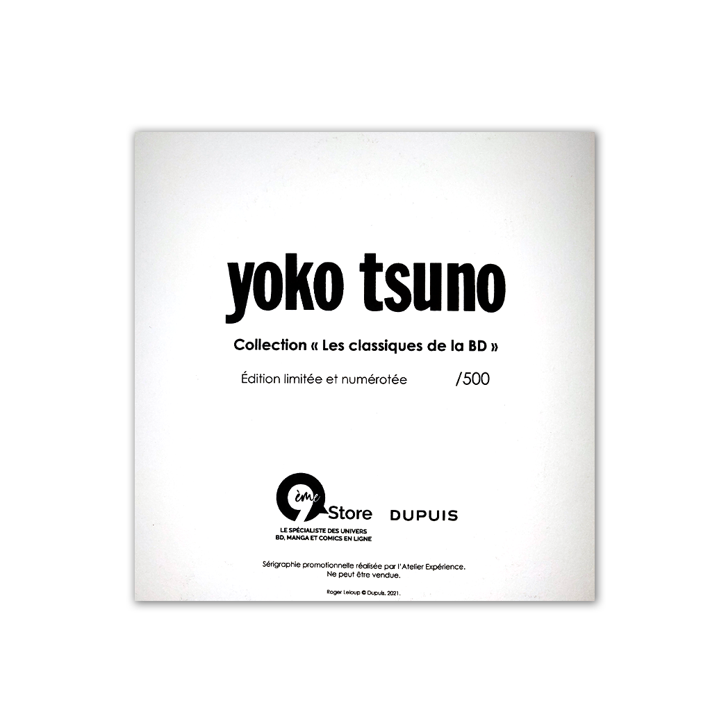 Sérigraphie Classiques de la BD - Yoko Tsuno - secondaire-1