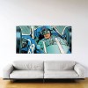 Michel Vaillant Art Strip, Blue Vaillante Mastery (Plexiglas, 200x100 cm) - secondaire-1