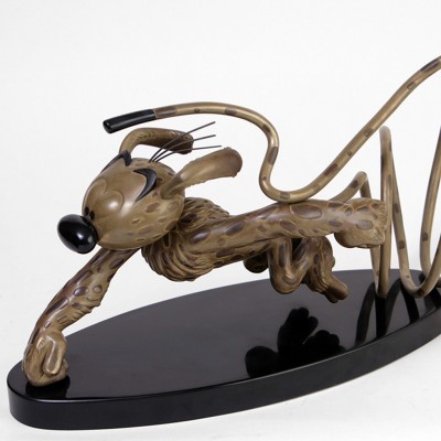 Tirage d'édition par Samuel Boulesteix, Le Marsupilami en bronze composite - secondaire-6