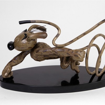 Tirage d'édition par Samuel Boulesteix, Le Marsupilami en bronze composite - secondaire-7