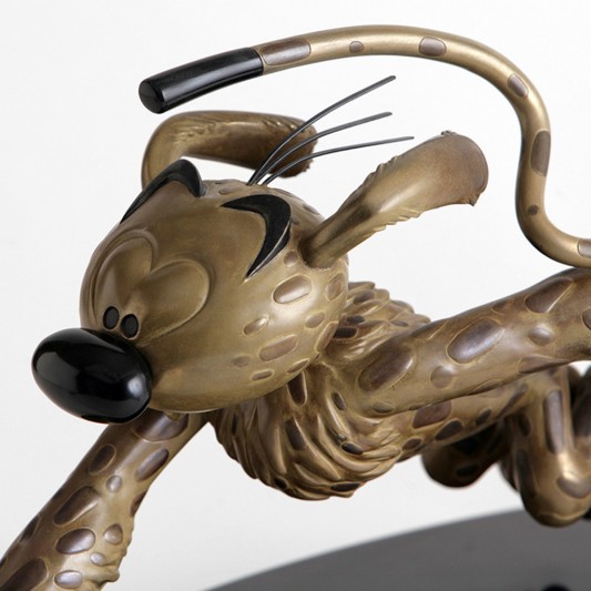 Tirage d'édition par Samuel Boulesteix, Le Marsupilami en bronze composite - secondaire-9