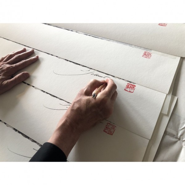 Pigment print Schuiten et Li Kunwu Pékin-Hankou, Le Chantier