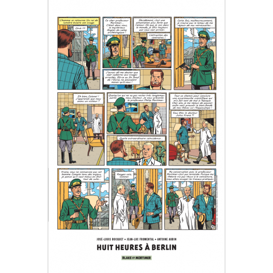 Affiche Blake et Mortimer - secondaire-3